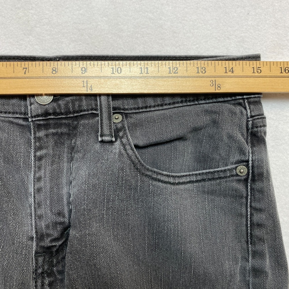 Levis 514 Denim Jeans Mens 30 Gray Straight Leg - Picture 6 of 12